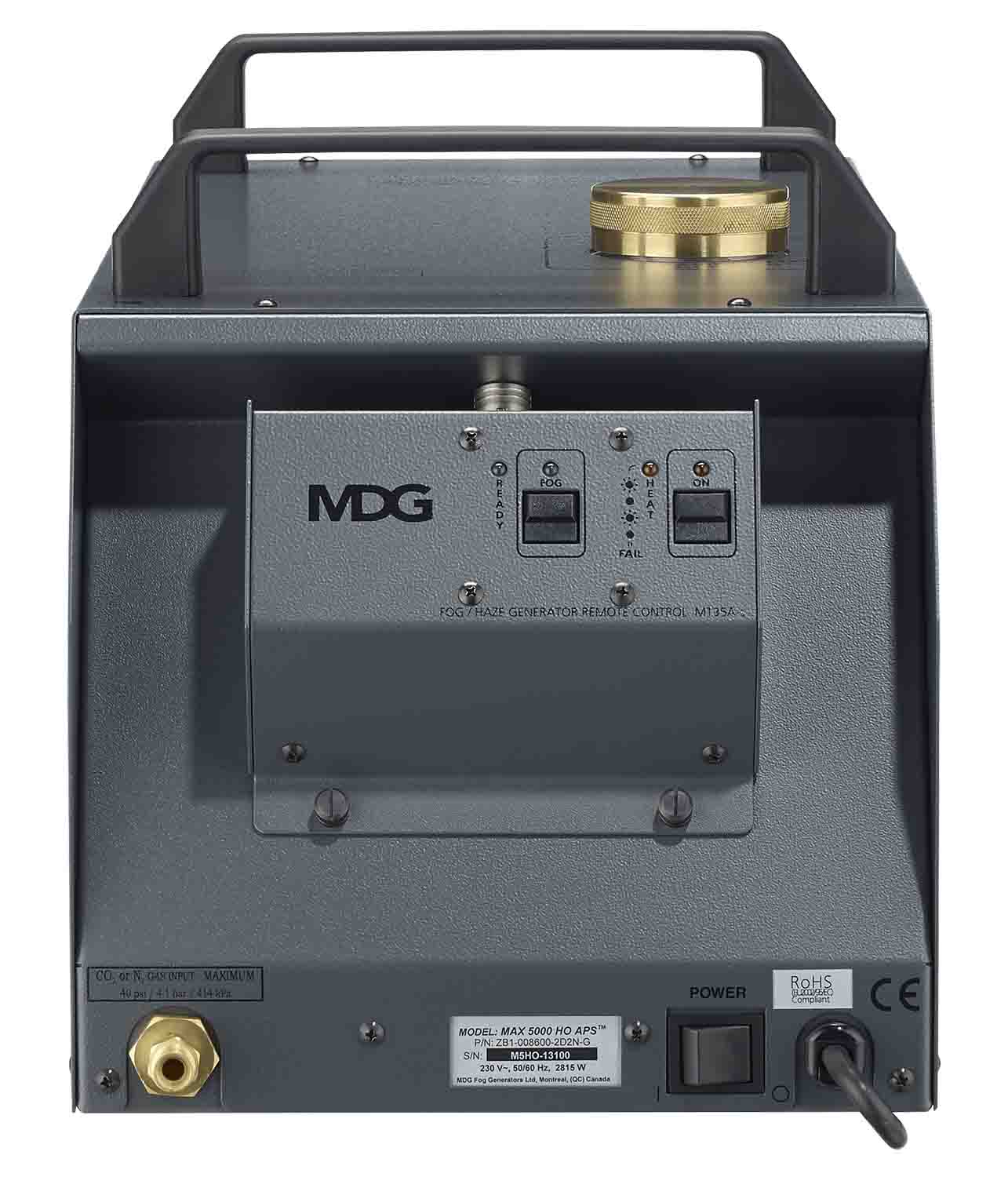 MDG MAX 5000 H.O High Output Fog Generator 208V