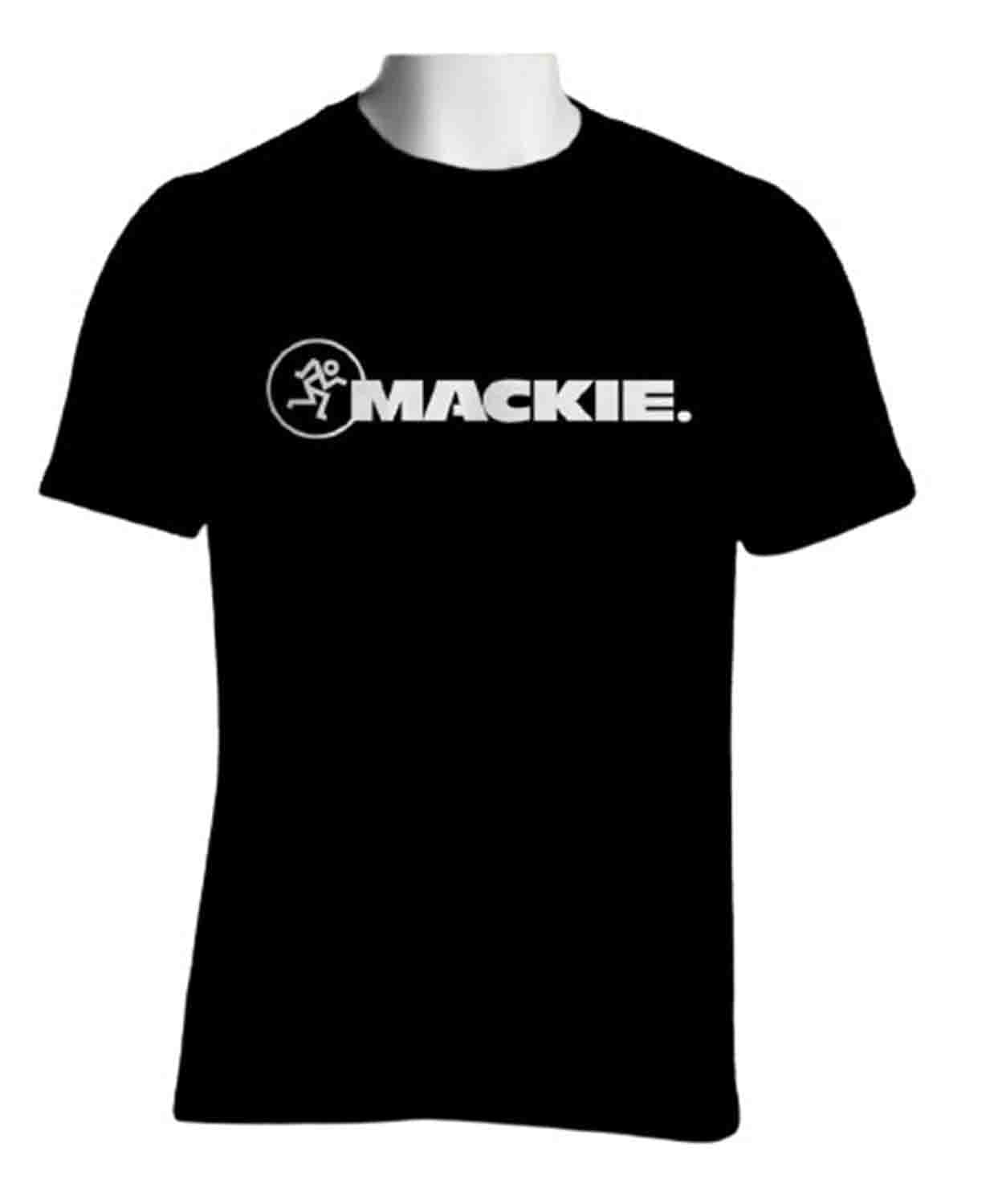 Mackie T-shirt - X-Large, X-Large Black T-shirt with White Mackie Logo - Hollywood DJ