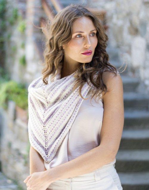 Gedifra Soffio Colore G0514 A + B Triangle Shawl (PDF Download)