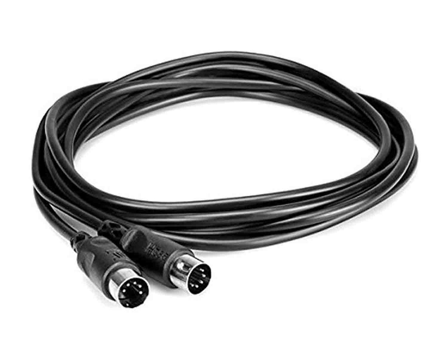 Hosa MID-320BK MIDI Cable 5-pin DIN to Same - 20 Feet - Hollywood DJ