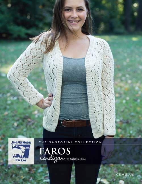Juniper Moon Farm Cumulus Faros Cardigan | PDF Download