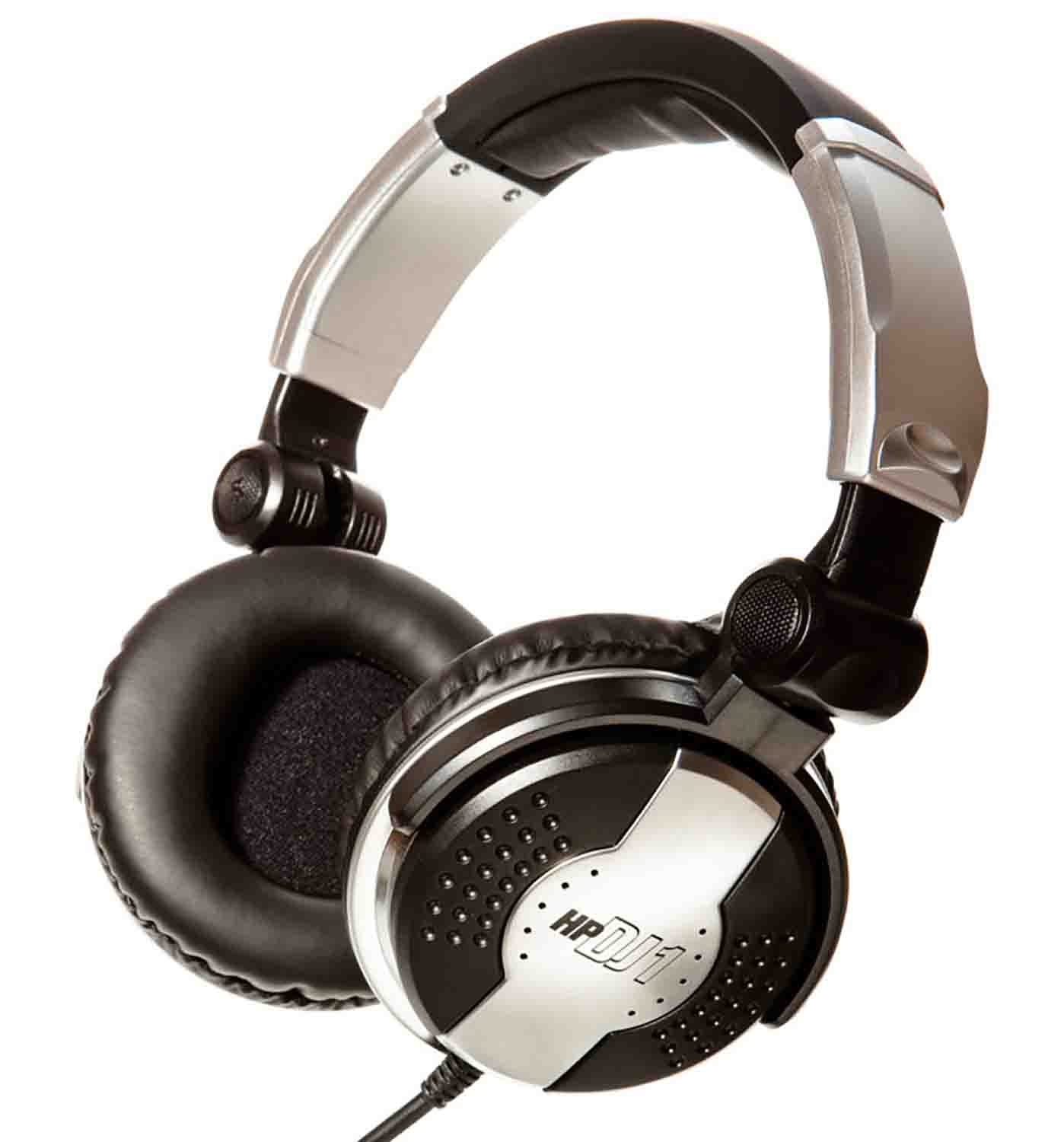 Apex HPDJ1 Closed Ear Folding Stereo DJ Headphones - Hollywood DJ