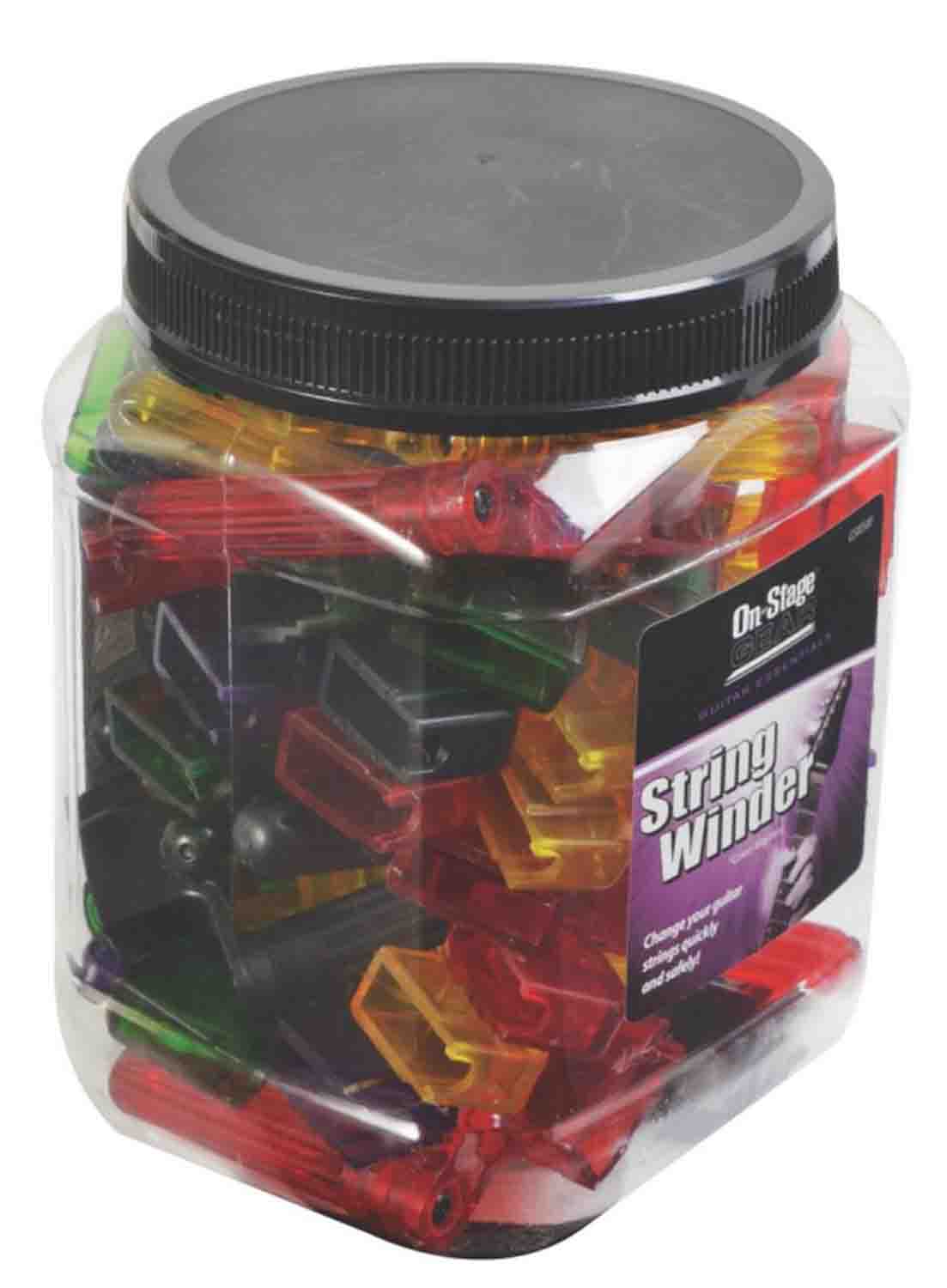 On Stage GSW500PK Guitar String Winder P.O.P. Pack - Hollywood DJ