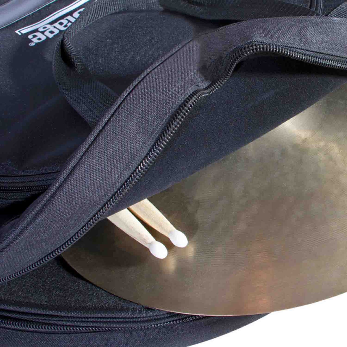 OnStage CB4000 Deluxe Cymbal Bag - Black - Hollywood DJ