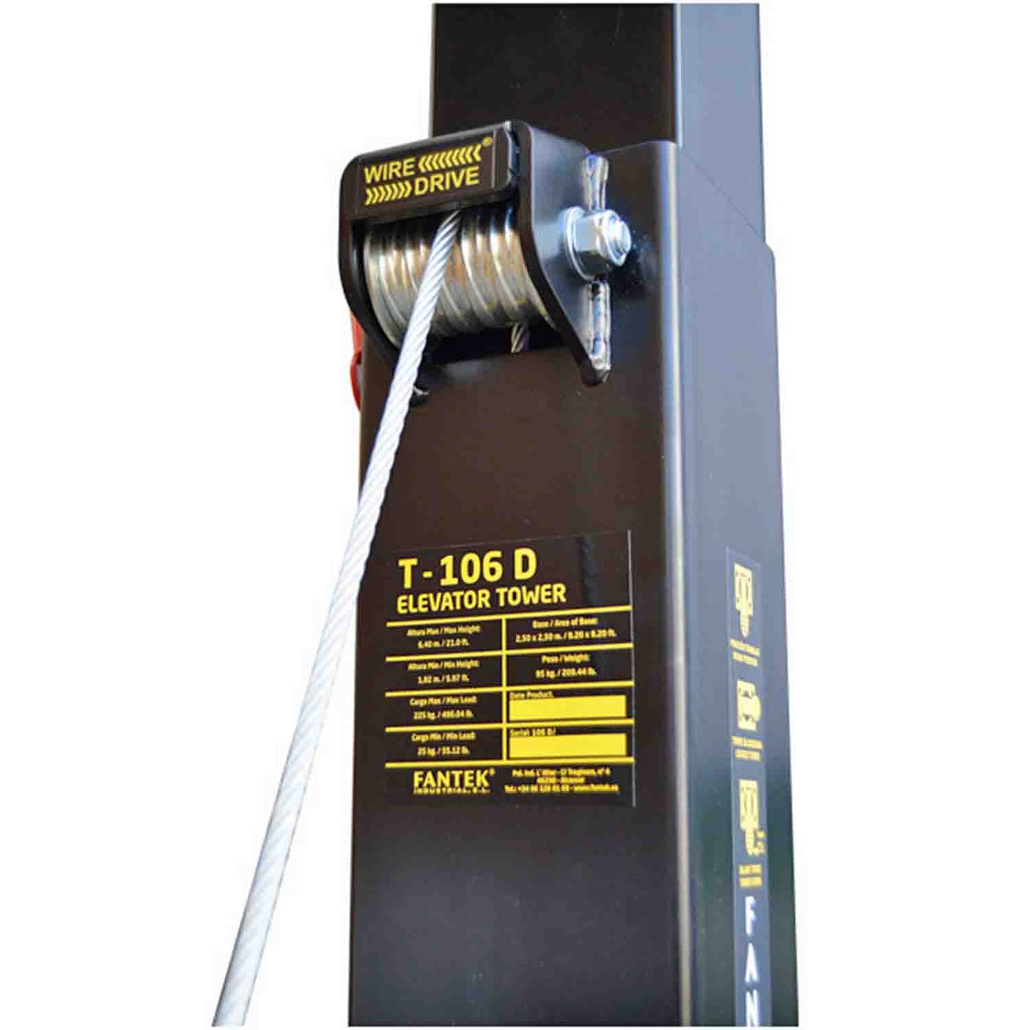 ProX XTF-T106D, Top Loading Lifting Tower - Capacity 496 lbs - Hollywood DJ