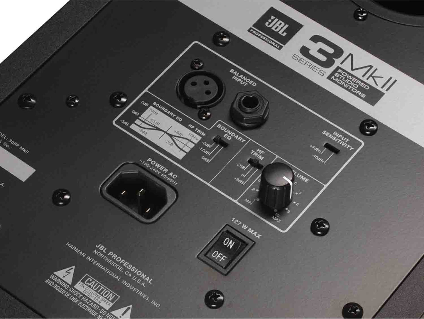 JBL 305P MkII, Powered 5" Two-Way Studio Monitor - Hollywood DJ