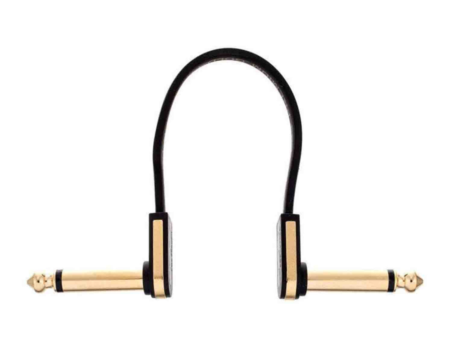 EBS PG-10 Premium Gold Flat Patch Cable - 4" - Hollywood DJ