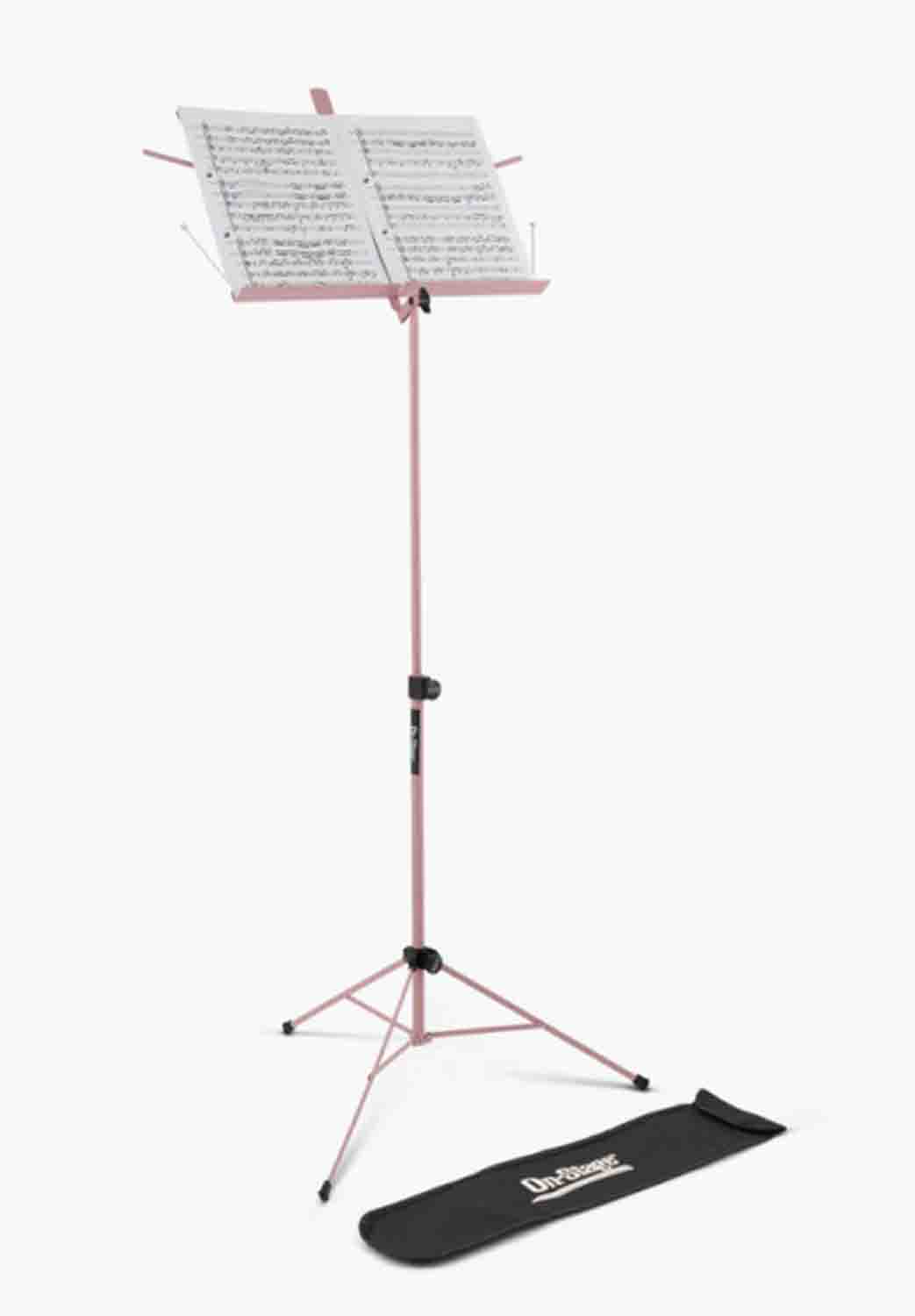 On Stage SM7122PKB Compact Sheet Music Stand with Bag - Hollywood DJ