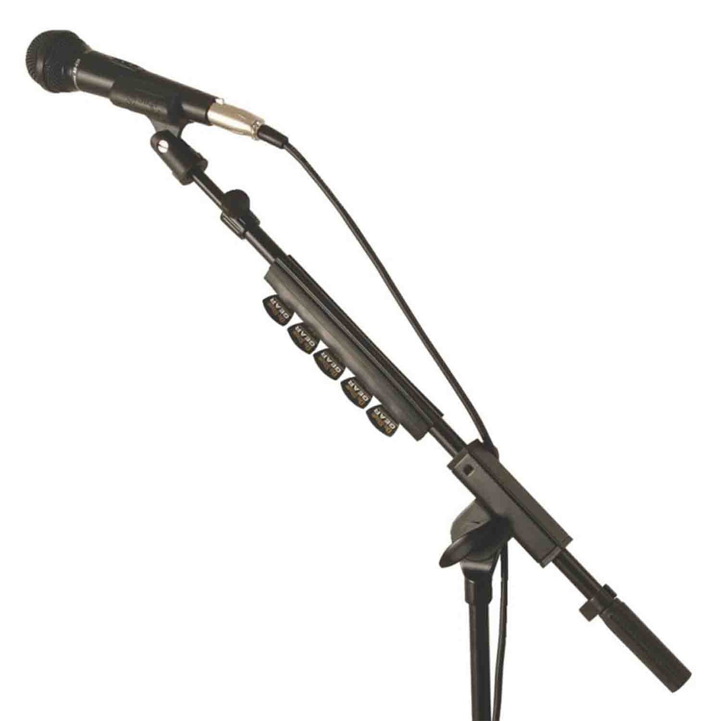 On Stage GSAPK6700 Mic Stand Pick Hold-It (w/ 5 Heavy Picks) - Hollywood DJ
