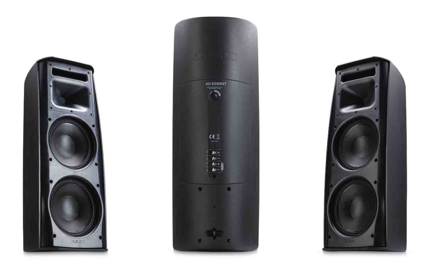 QSC AD-S282H-BK 8-Inch 2-Way Loudspeaker - Black - Hollywood DJ