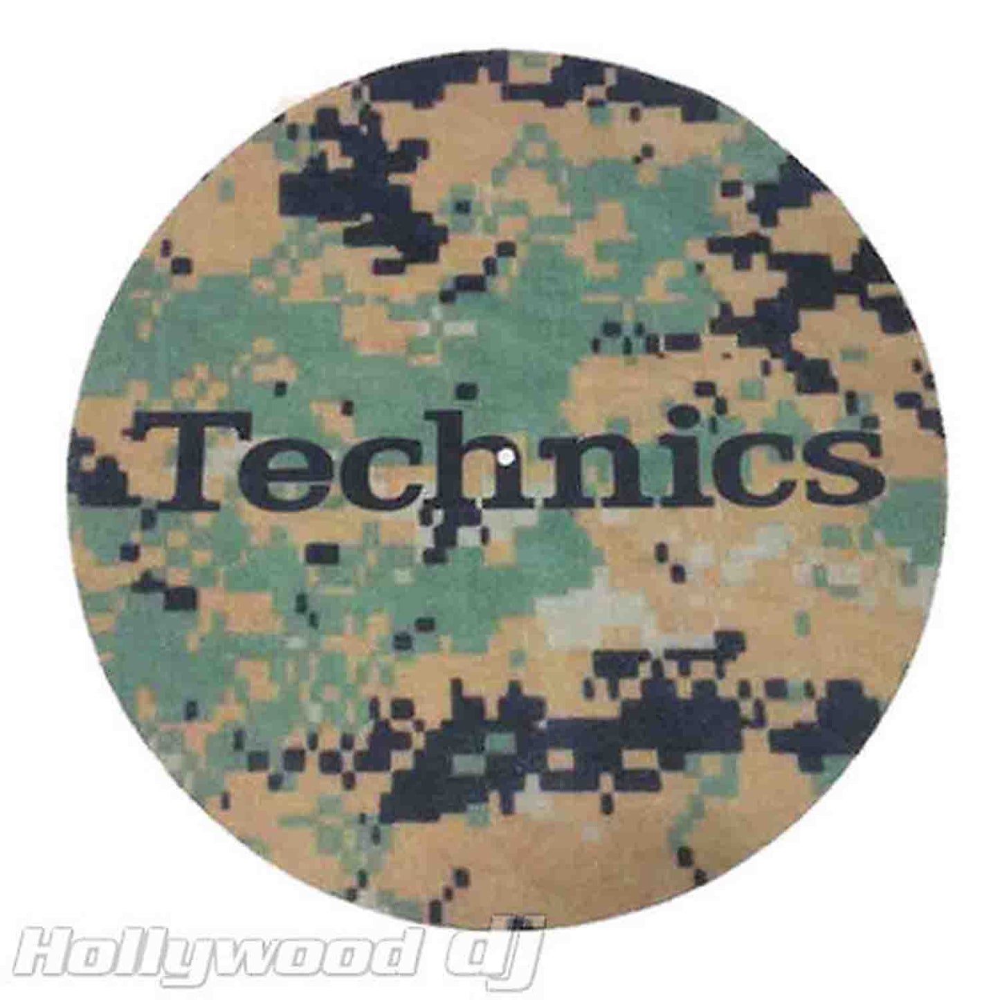 Sicmats DJ Turntable Slipmats 'TECHNICS CAMO' Slip Mat Set Sic Mats - Pair - Hollywood DJ