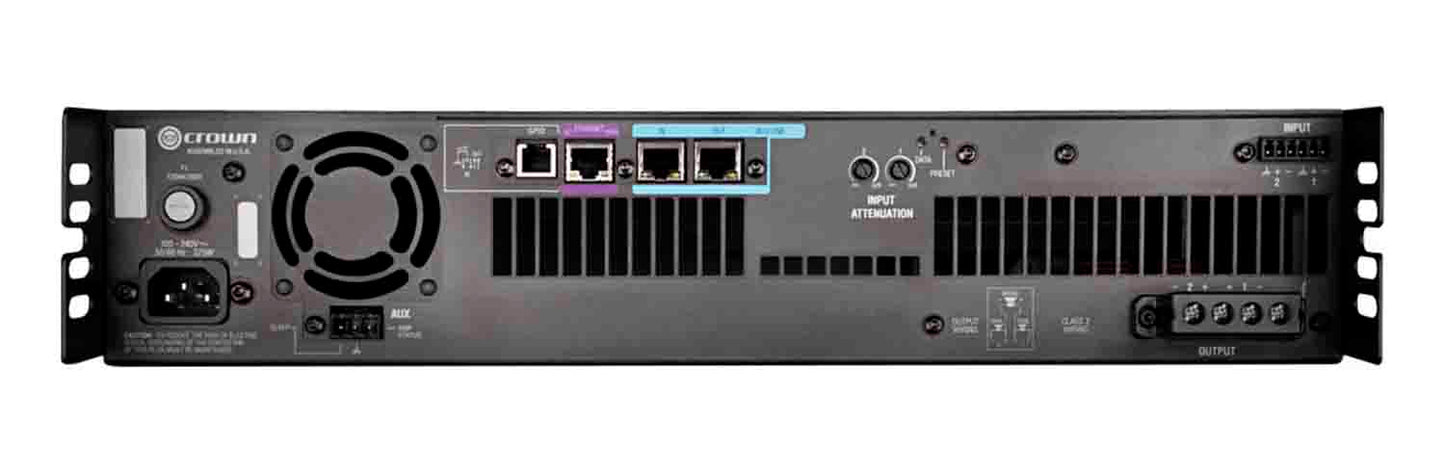 Crown DCI2X600N Drive Core Install 2-Channel 600W Network Amplifier with BLU Link - Hollywood DJ