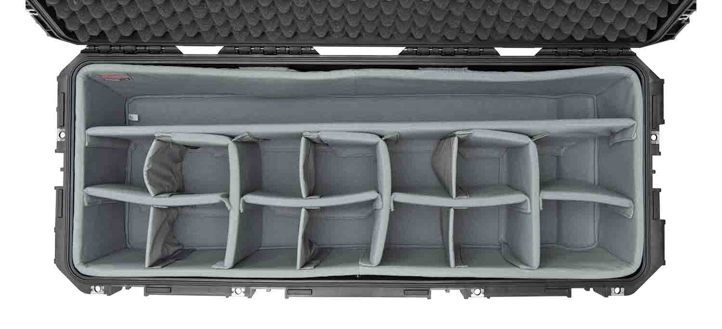 SKB Cases 3i-3613-12DT Rolling Waterproof Case with Think Tank Dividers - Hollywood DJ