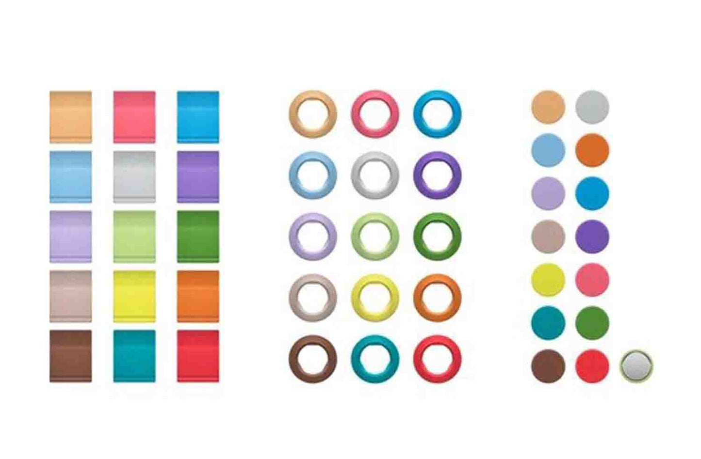 Sennheiser EW-D COLOR CODING SE, Bundle of Color Indicators for EW-D Transmitters and Receivers - Hollywood DJ