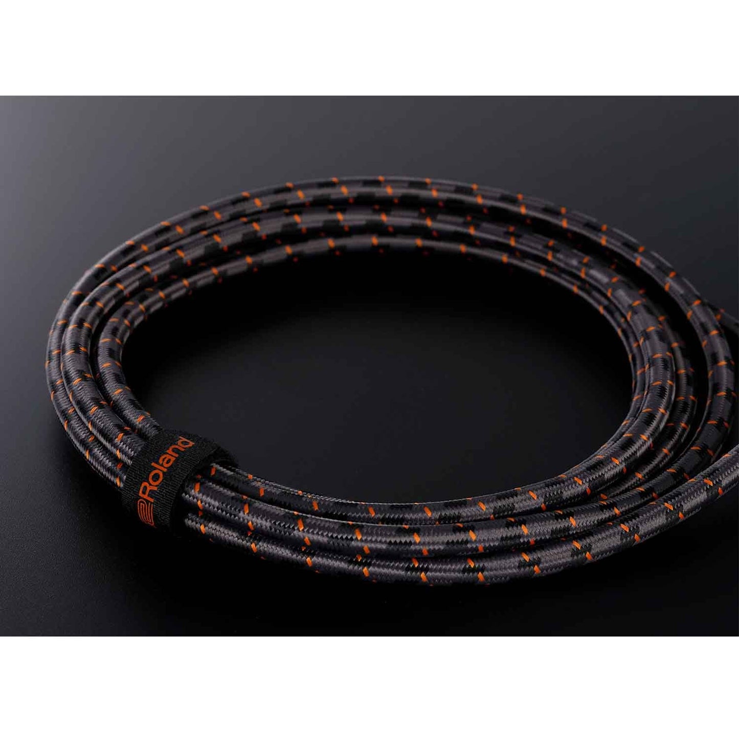 Roland RICG10A, Gold Series Straight to Right Angle Instrument Cable - 10 Feet - Hollywood DJ