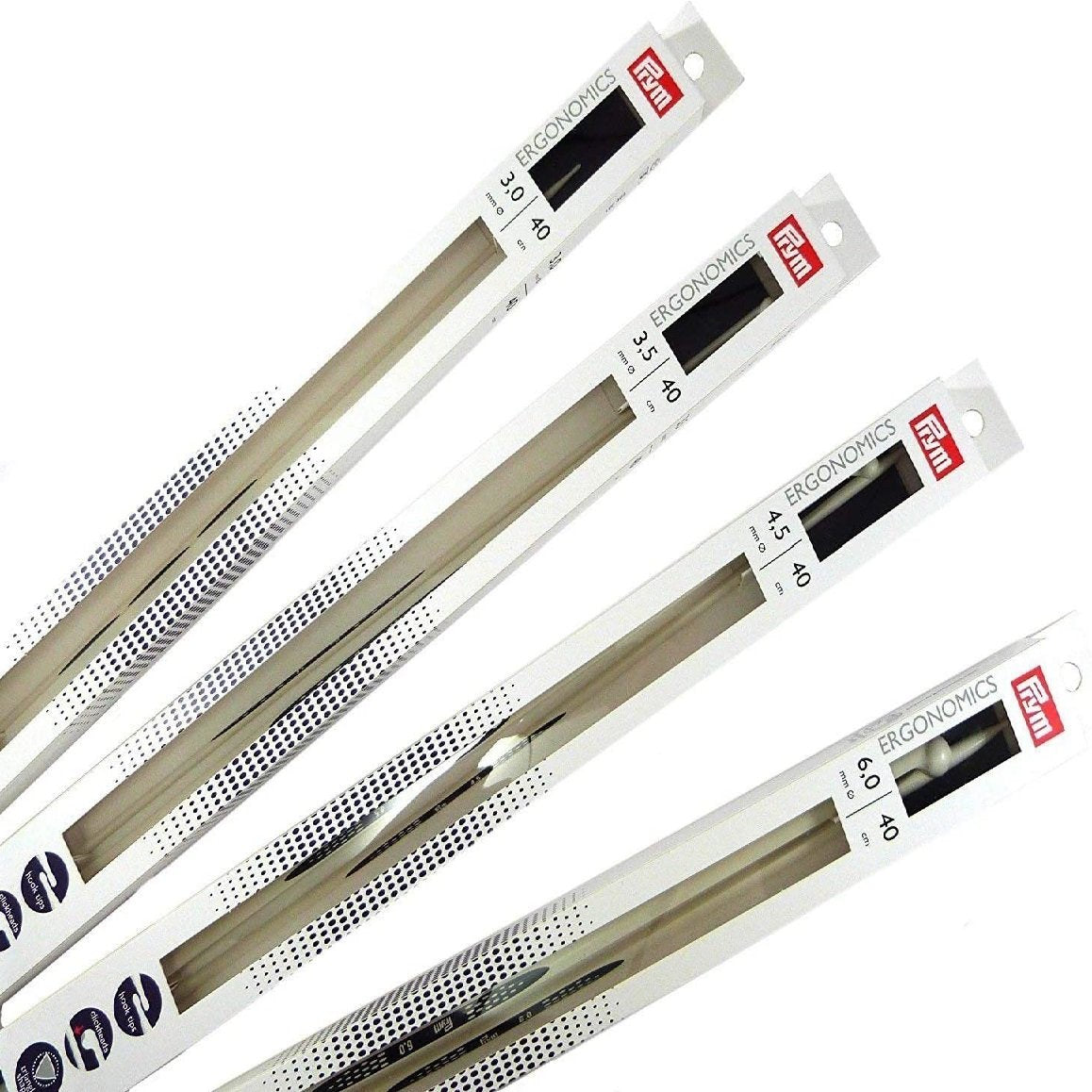 Single Point Needles Aluminum Prym Needles - Close Up