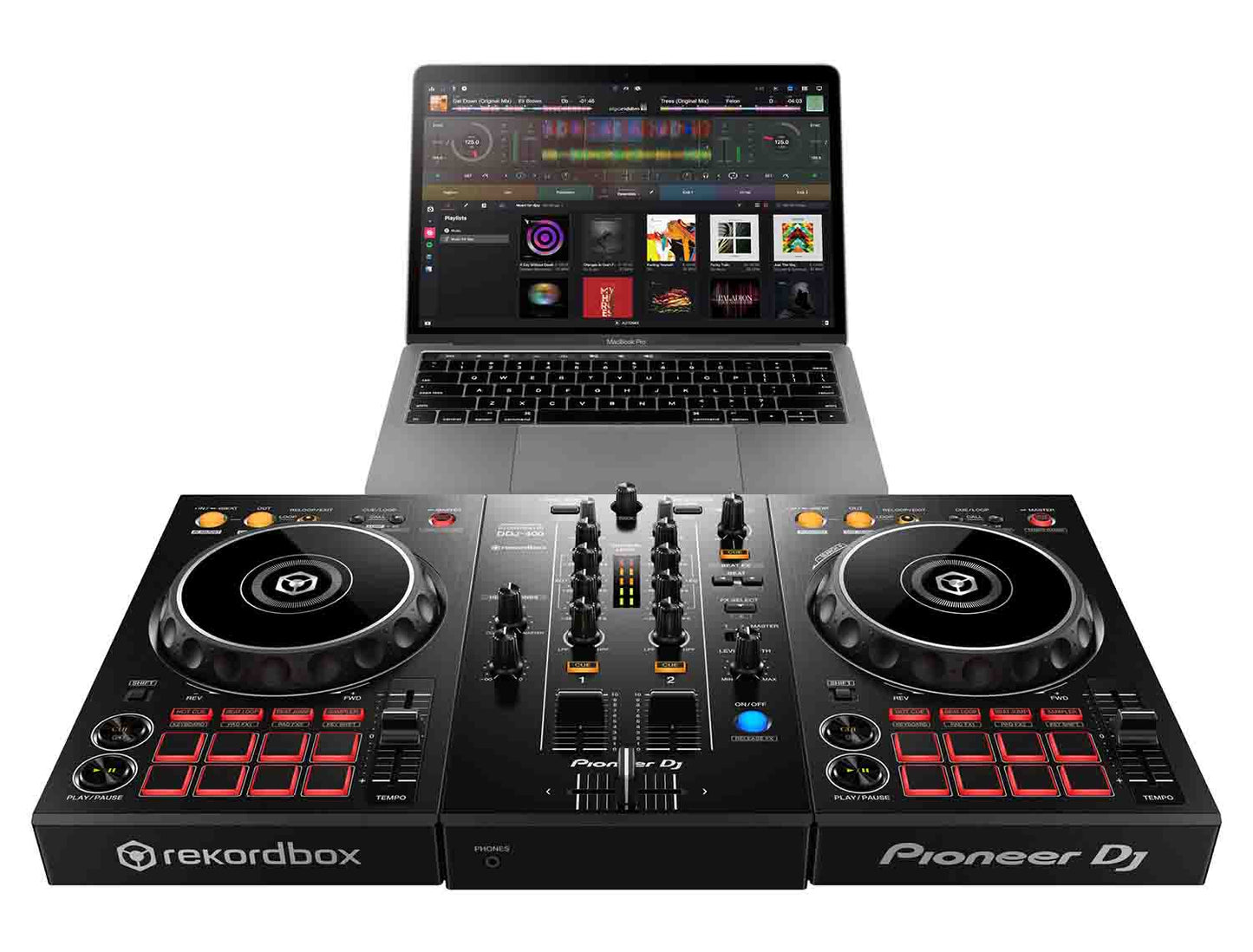 B-Stock: Pioneer DJ DDJ-400 2-Channel DJ Controller for Rekordbox DJ – Black - Hollywood DJ