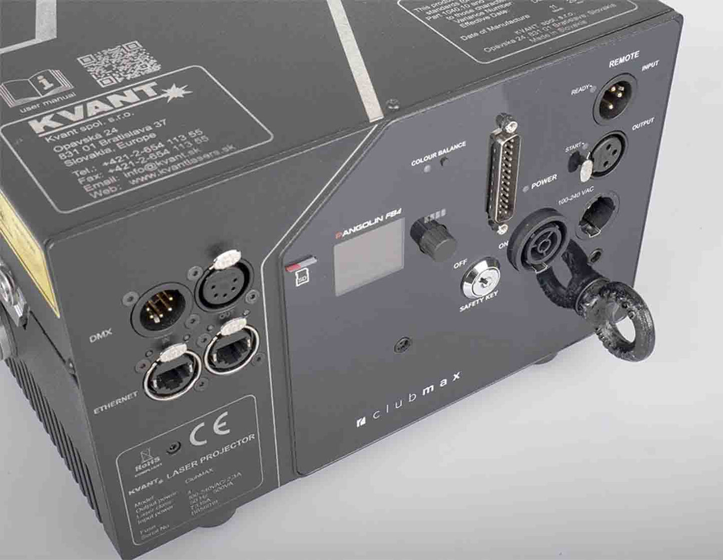 Kvant Lasers Clubmax 3400 FB4 Laser Display Projector - Hollywood DJ