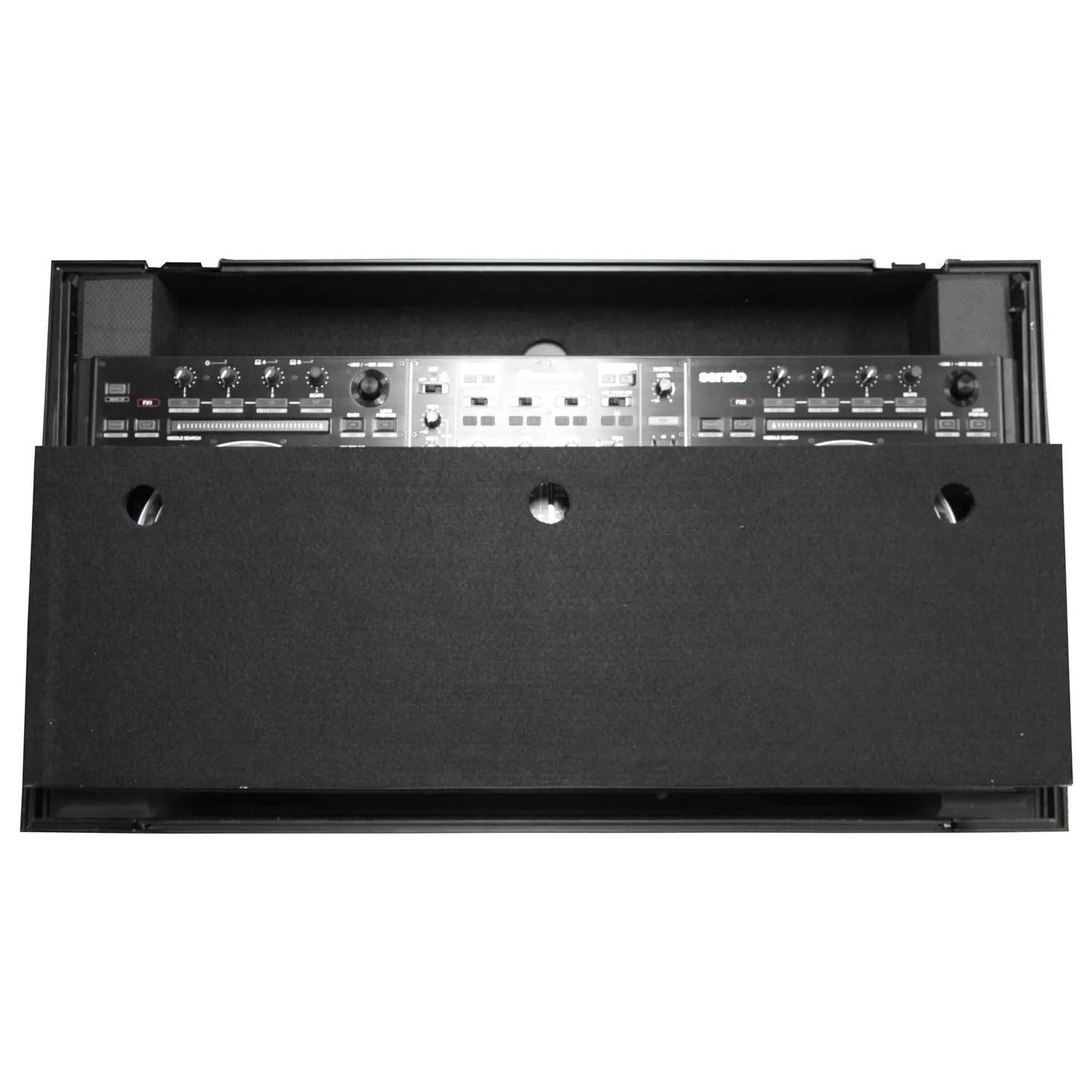 Odyssey FZGSPIDDJSZGTBL, Black Label Pioneer DDJ-SZ DJ Controller Glide Style Case with Bottom GT Glide Tray - Hollywood DJ