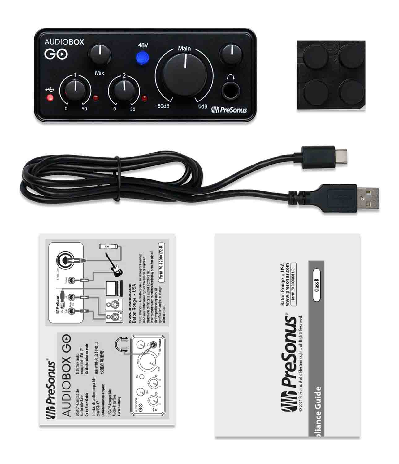Presonus AUDIOBOX GO Compact 2x2 USB Audio Interface - Hollywood DJ