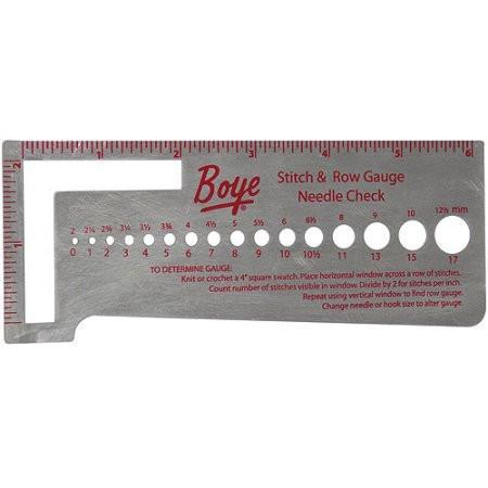 Boye Knitting Needle Gauge