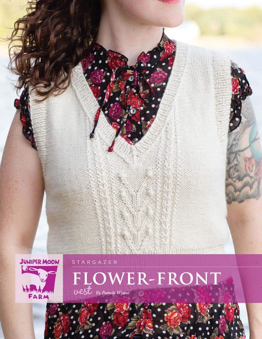 Juniper Moon Farm Stargazer Flower-Front Vest (PDF Download)