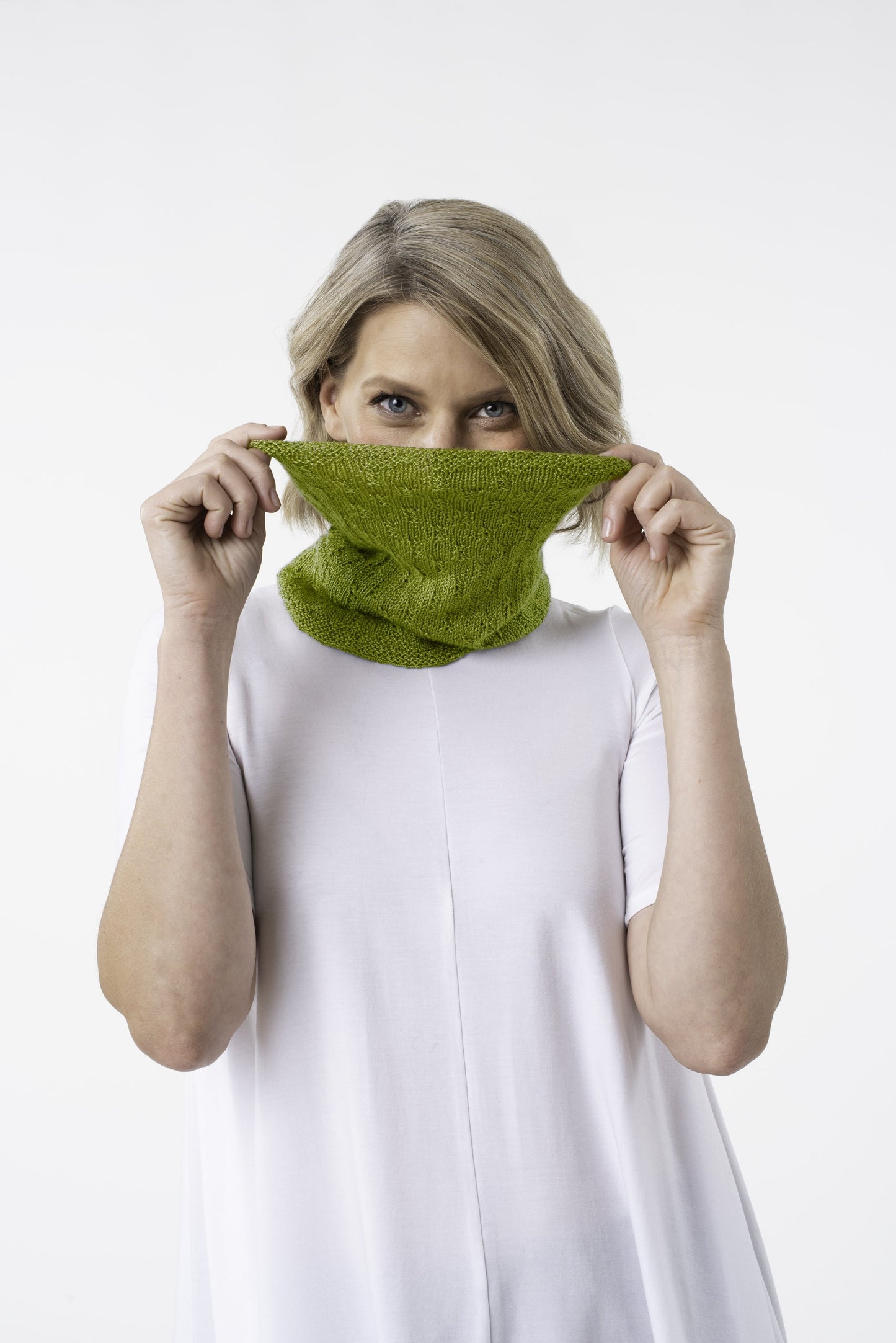 Shibui Knits Sunstone Cowl (Lunar, Tweed Silk Cloud)