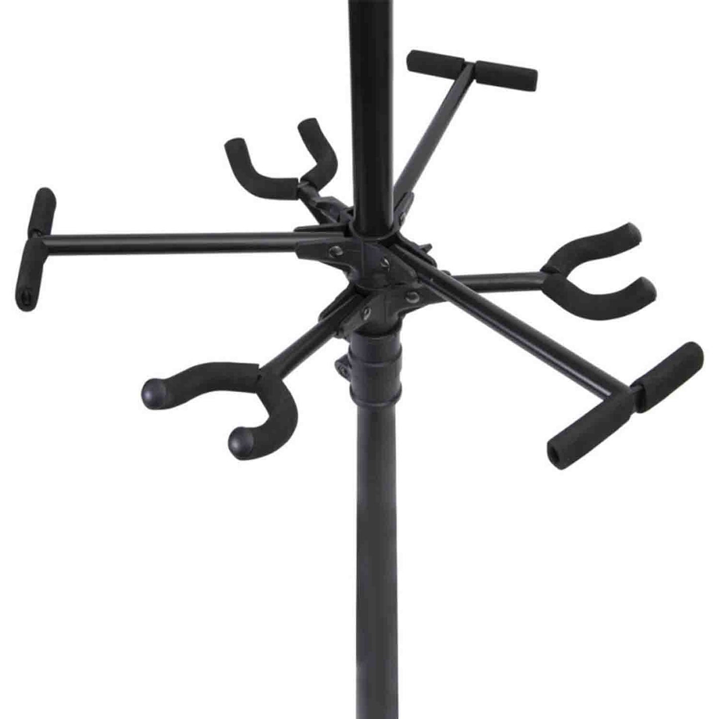 Onstage GS7652B Six-Guitar Stand - Black - Hollywood DJ