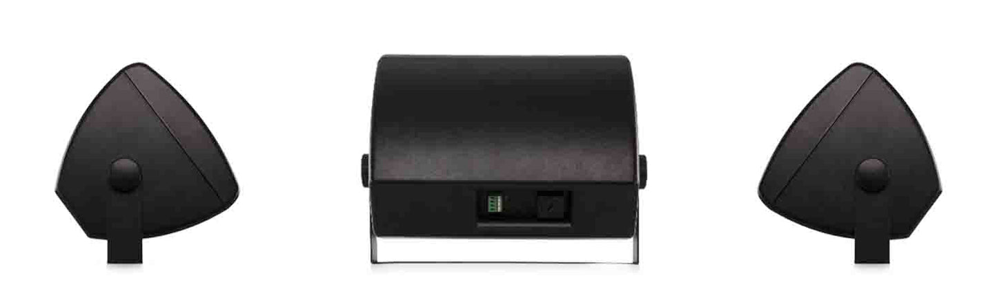 QSC AC-S6T-BK Acoustic Coverage Series 6.5" 2-Way 30W Loudspeaker - Black - Hollywood DJ