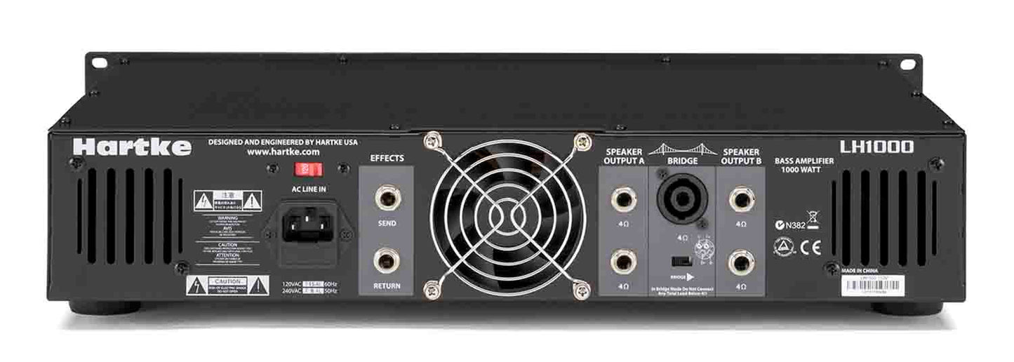 Samson LH1000 2RU Bass Amplifier - 1000W