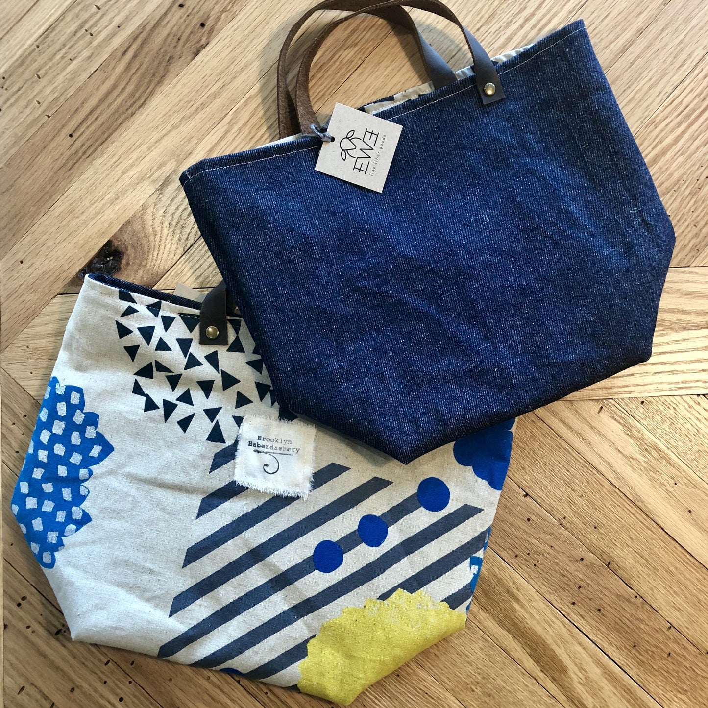 Brooklyn Haberdashery Mathilde Reversible Bucket Tote