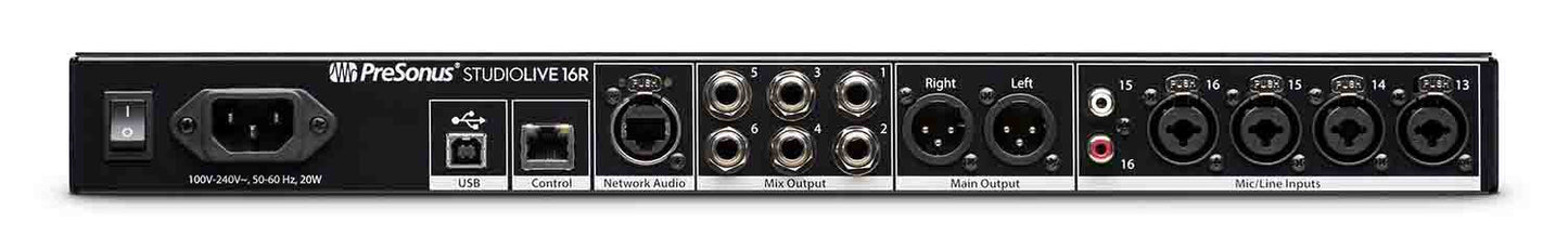 Presonus STUDIOLIVE 16R 18-Input, 16-Channel Series III Stage Box and Rack Mixer - Hollywood DJ