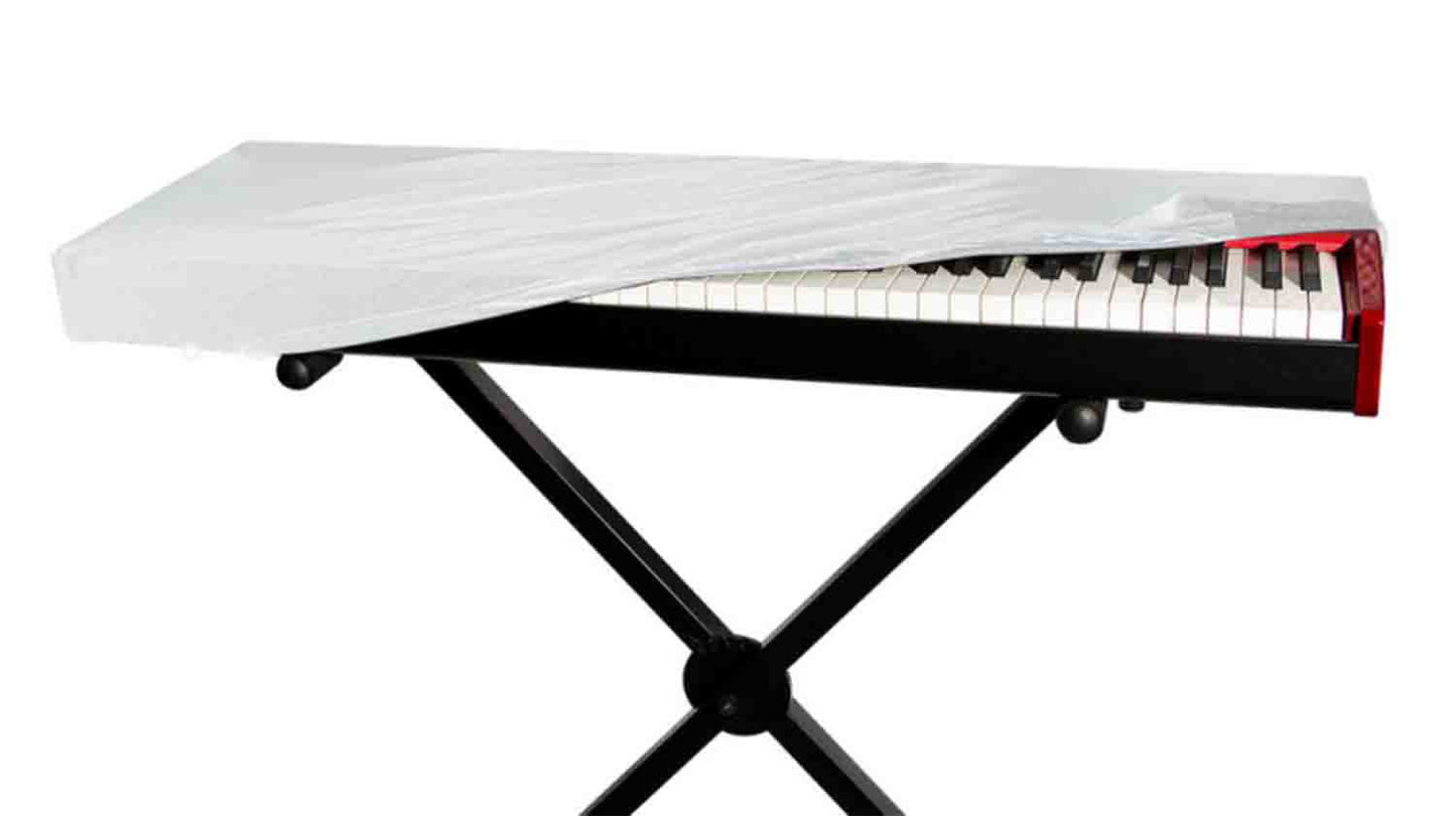 On Stage KDA70 Keyboard Dust Cover - White - Hollywood DJ