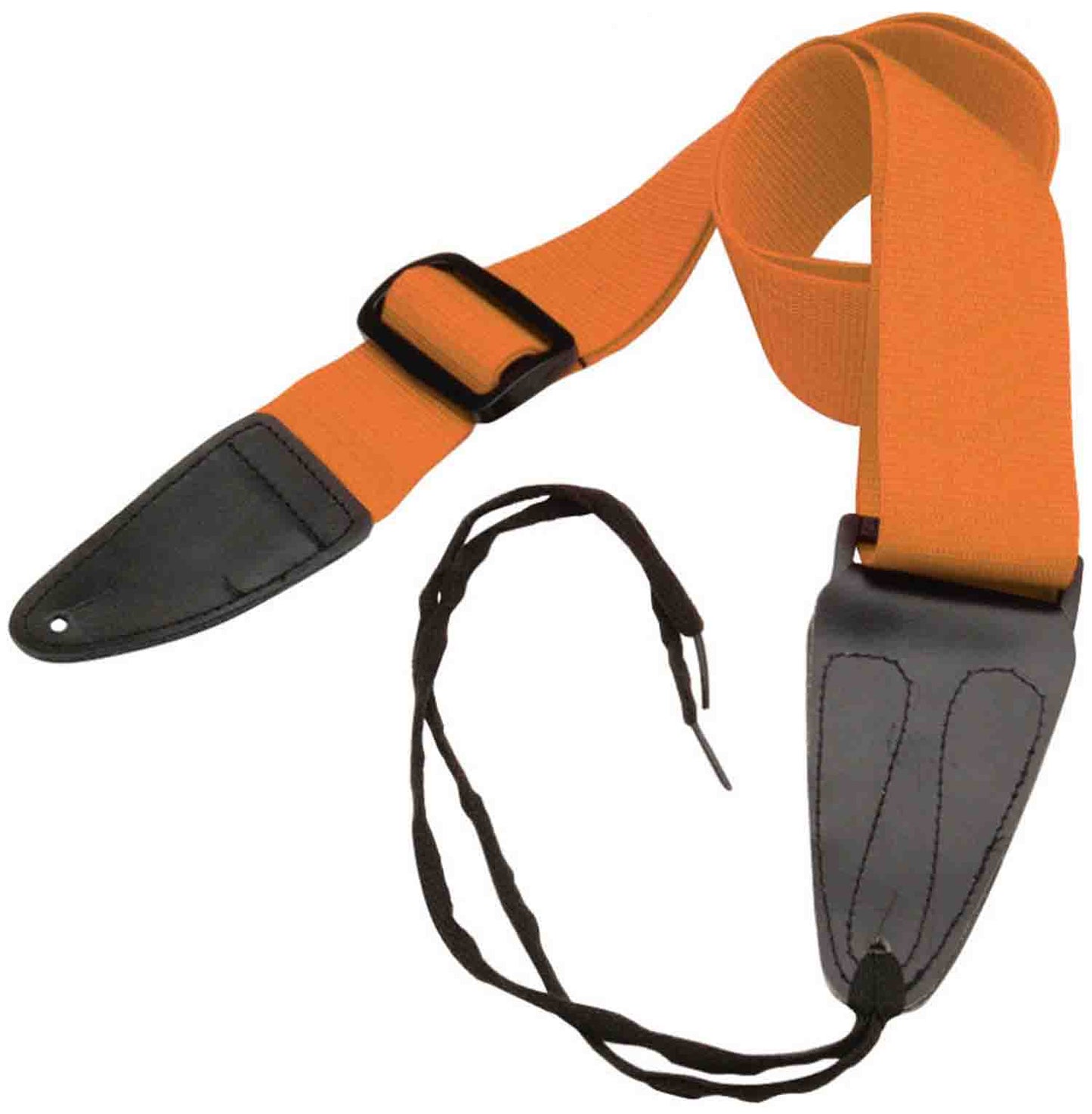 On Stage GSA10OR Guitar Strap with Leather Ends - Hollywood DJ
