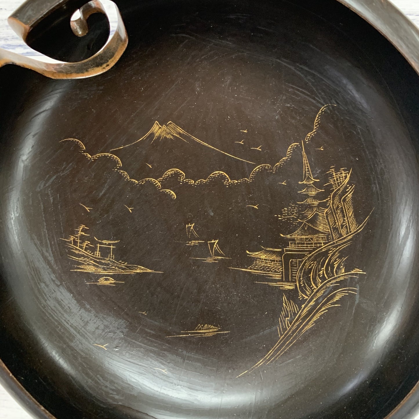 Dean Hood Wood Yarn Bowl