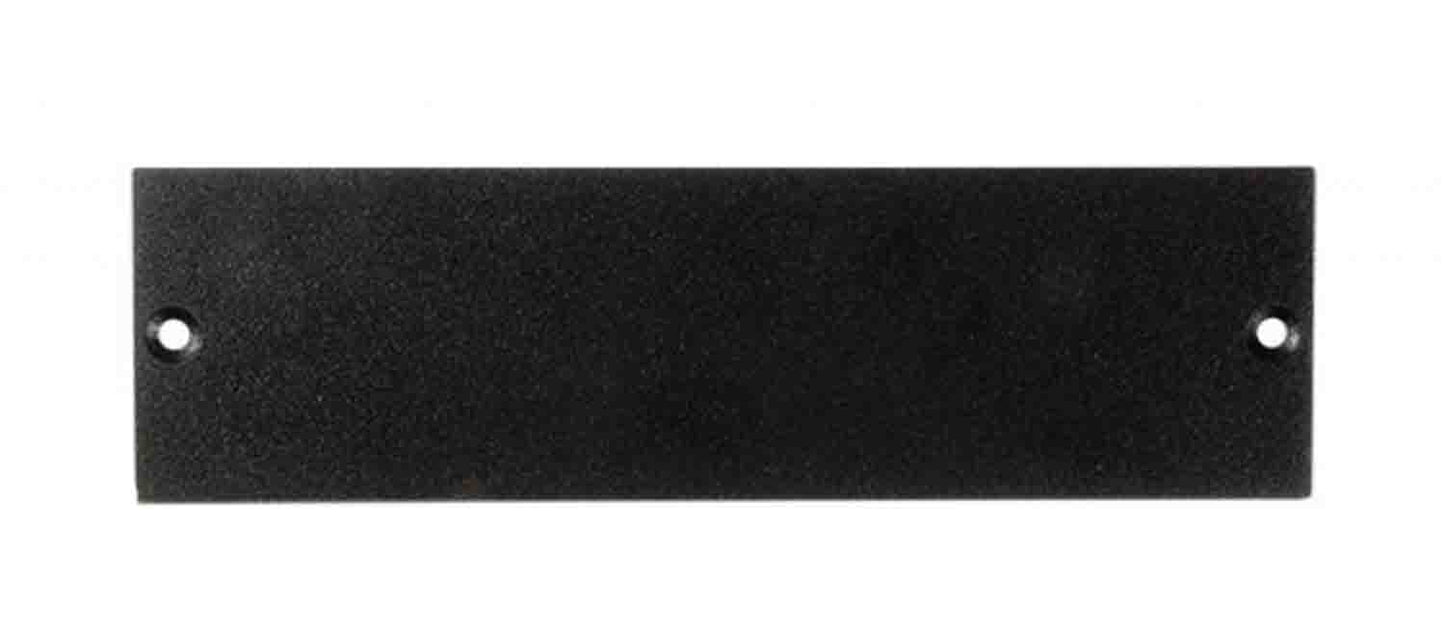 Onstage RPB1500 1U 500 Series Blank Rack Panel - Black - Hollywood DJ