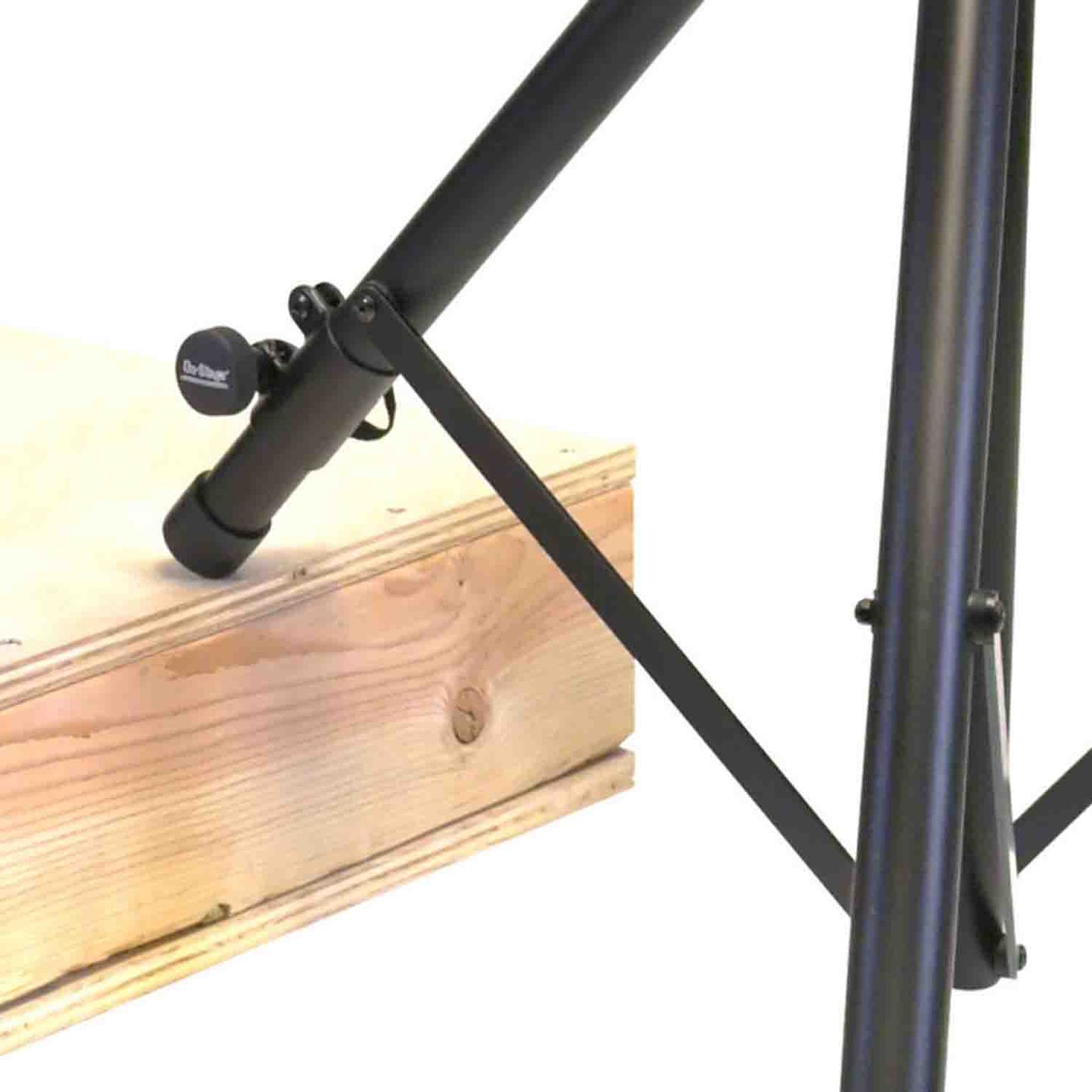 Onstage SS7762B Speaker Stand with Adjustable Leveling Leg - Hollywood DJ