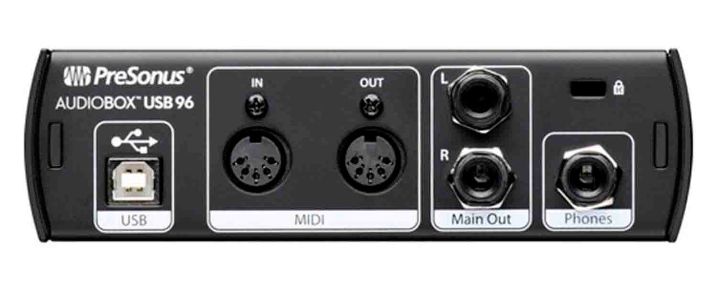 PreSonus AudioBox USB 96 Desktop 2x2 USB Audio/MIDI Interface - 25th Anniversary Black - Hollywood DJ