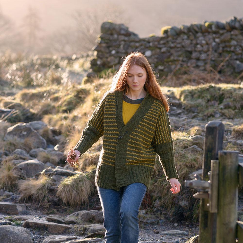 The Fibre Co. Lore Greenup Gill Cardigan (PDF Download)