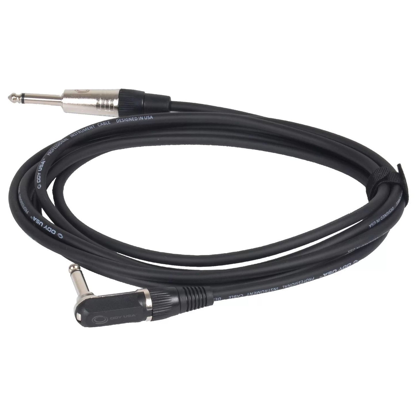 Odyssey 1/4″ to 1/4″ Angle Instrument Cable - Hollywood DJ