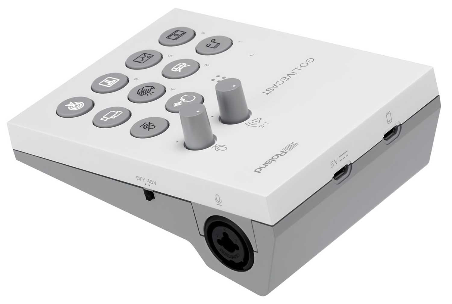 ROLAND GOLIVECAST Live Streaming Audio and Video Studio for Smartphones and Tablets - Hollywood DJ