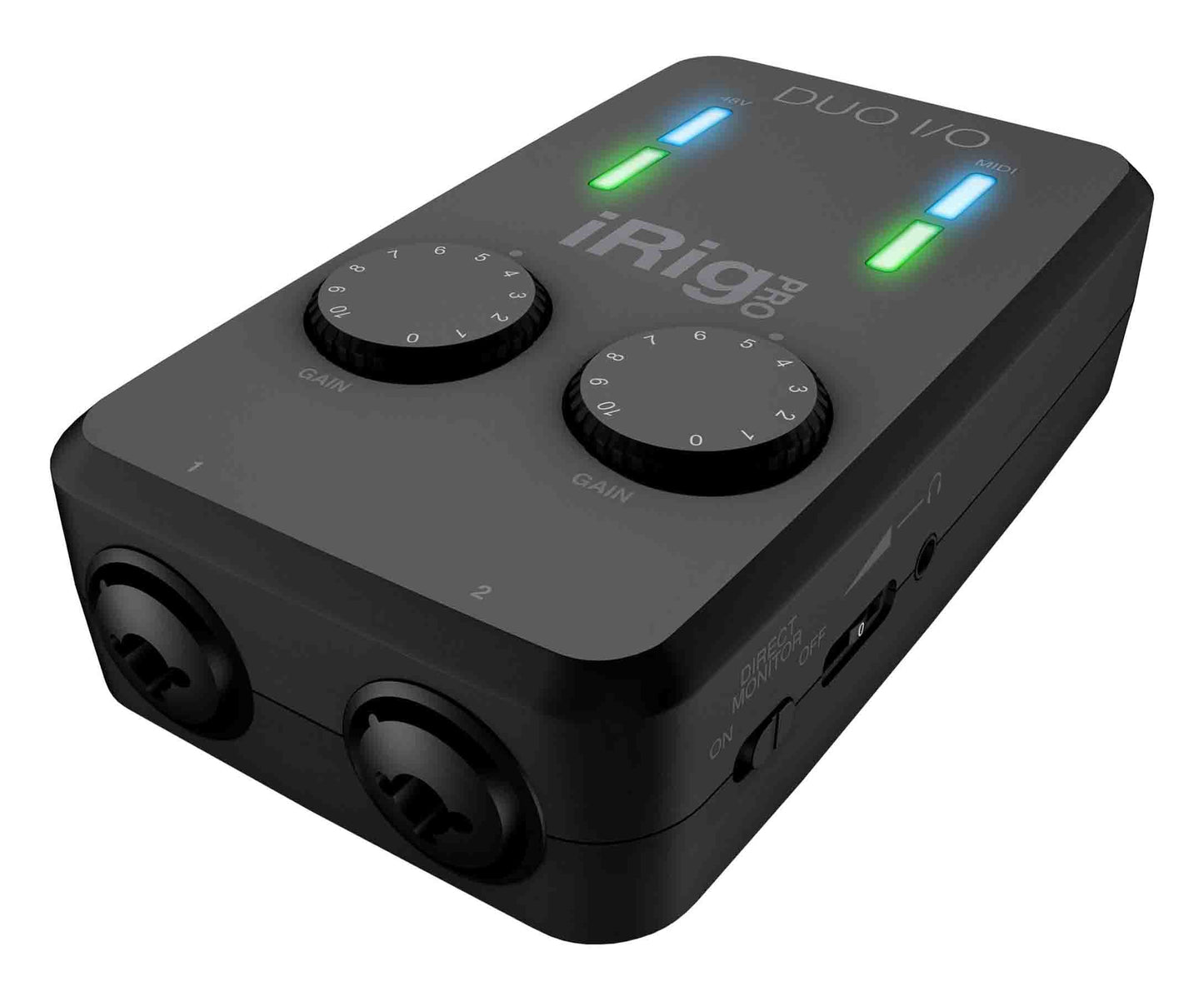 IK Multimedia iRig Pro Duo I/O 2-Channel Audio/MIDI Interface for Mobile Devices and Computers - Hollywood DJ