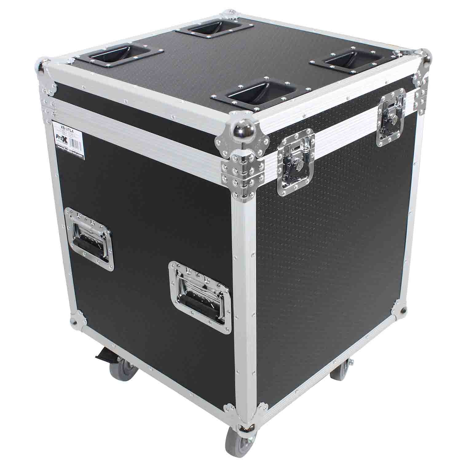 ProX XS-UTL4 Half Trunk Utility Flight Case with Casters 22.5" x 22.5" x 25.00" - Hollywood DJ