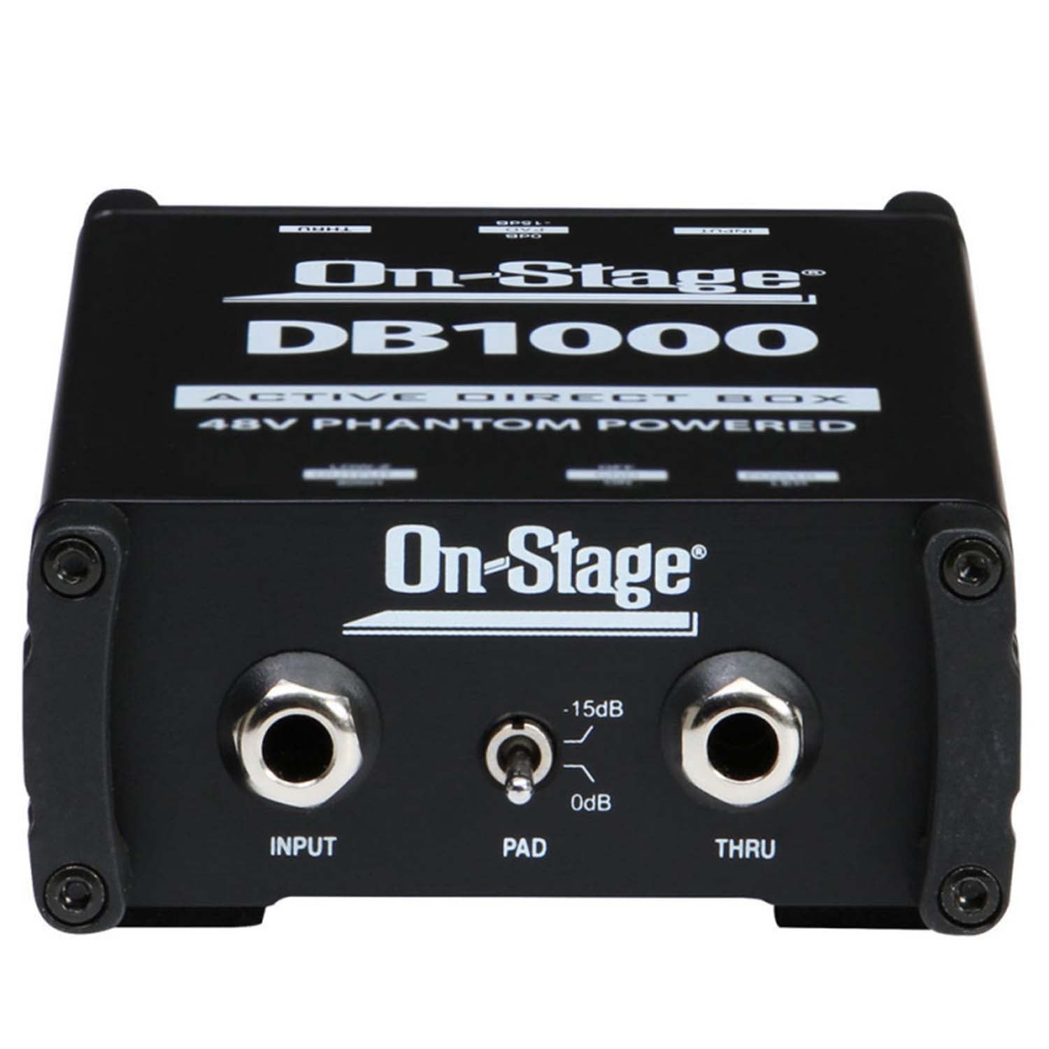 On-Stage Audio DB1000 Active DI Box - Hollywood DJ