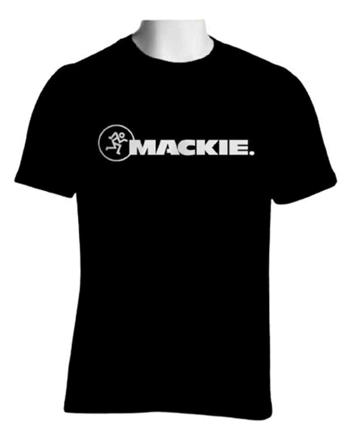 Mackie T-shirt - X-Large, X-Large Black T-shirt with White Mackie Logo - Hollywood DJ