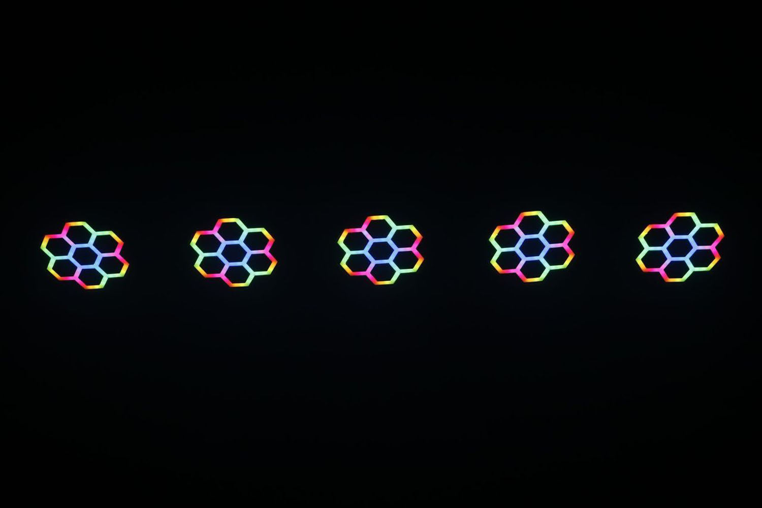 JMAZ Versa Flex Par TRON7, 7 x 10-Watt (RGBW) LEDs and 60 x 0.2 Watt RGB LEDs - Pair - Hollywood DJ