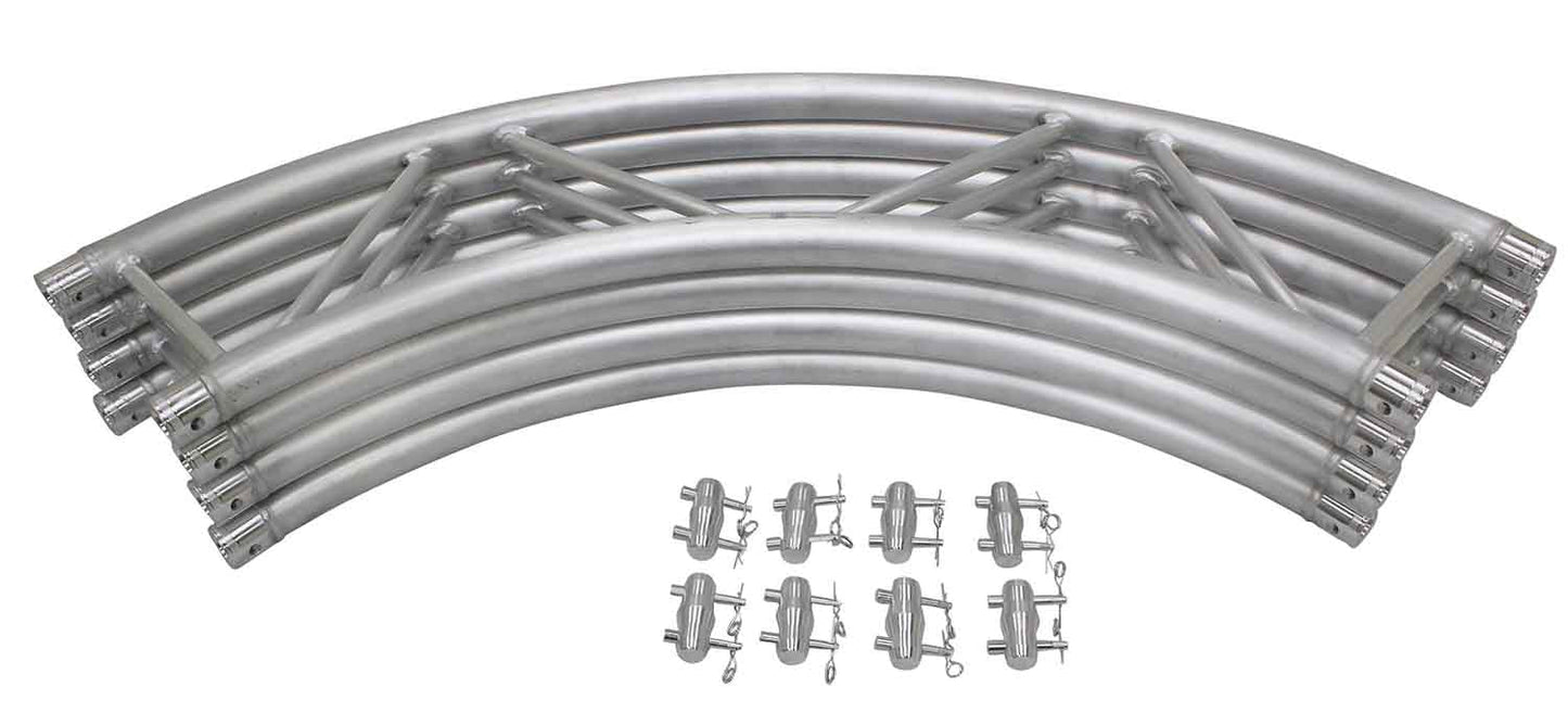 ProX XT-CH656-4X90, 2.0M Flat I-Beam Circle Truss Package - 6.56 Feet - Hollywood DJ