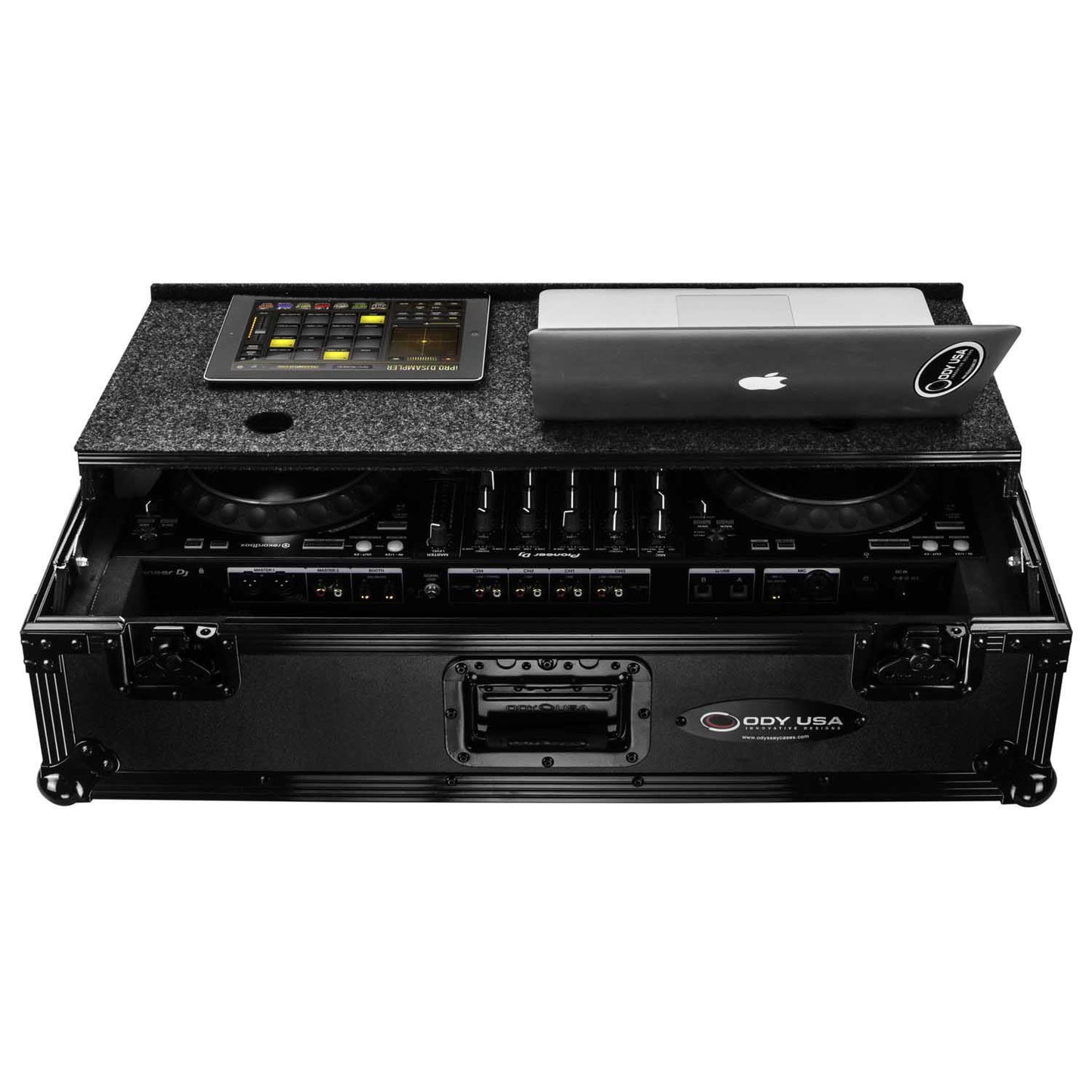 Odyssey FZGSDDJ1000W2BL. Black Label Case for Pioneer DDJ-1000 or DDJ-1000SRT Controller - Hollywood DJ