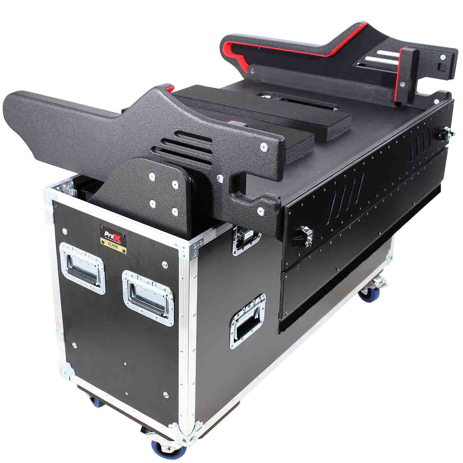 ProX XZF-MIDHD Flip-Ready Easy Retracting DJ Case for Midas Heritage-D Console - Hollywood DJ
