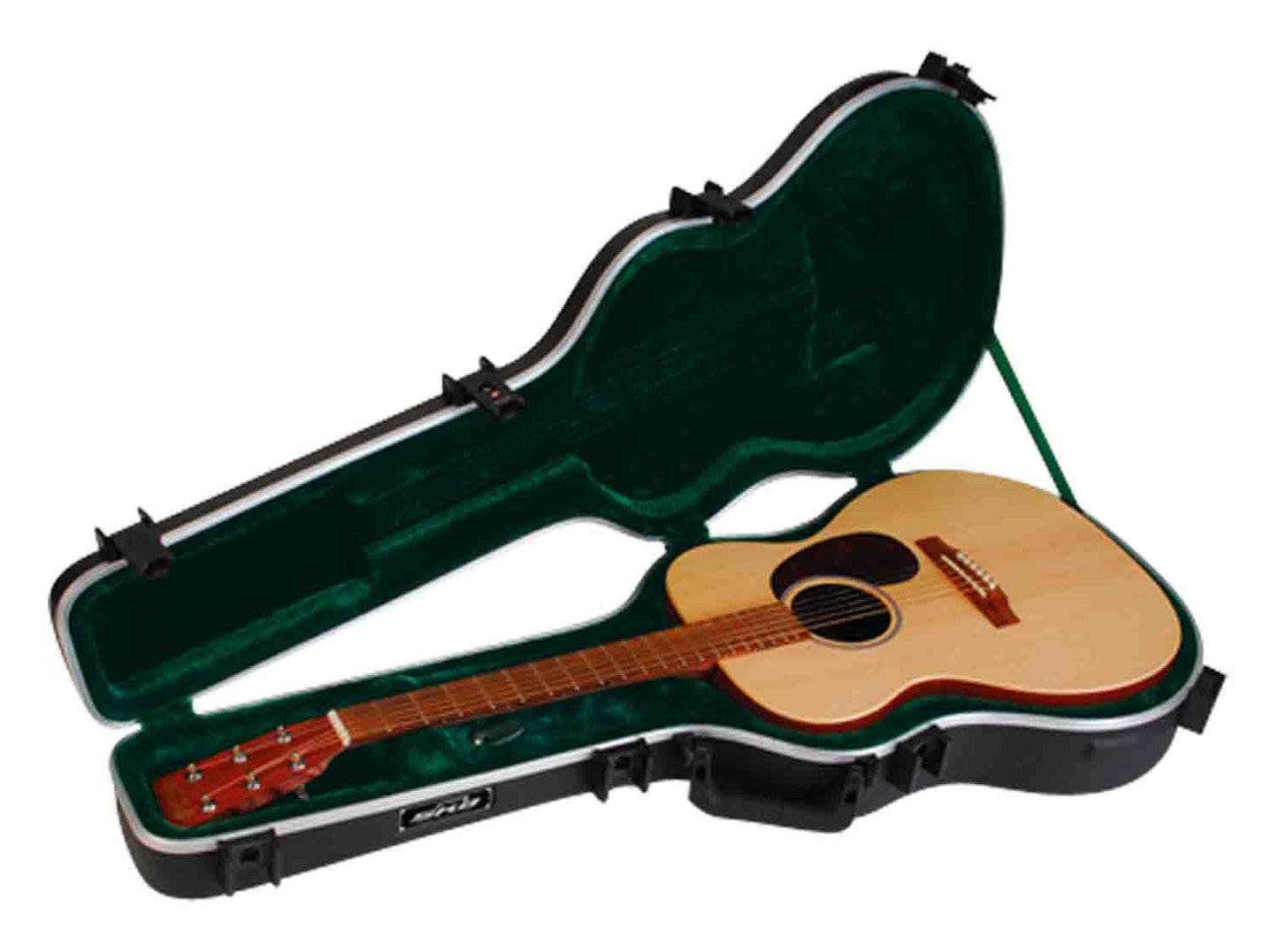 SKB Cases 1SKB-000, 000-Sized Acoustic Guitar Case - Black - Hollywood DJ